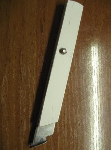 Нож с пяткой для снятия изоляции своими руками