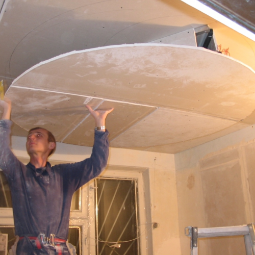 Несколько советов о том, как сделать потолок из гипсокартона